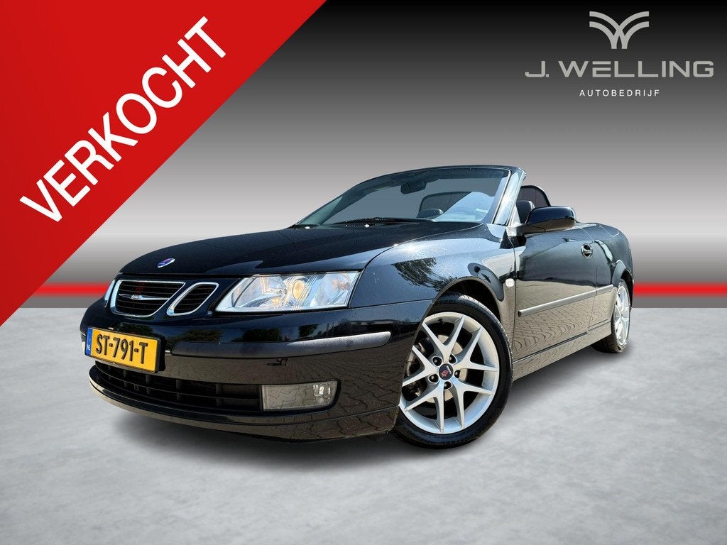 Saab 9-3 Cabrio 1.8t Linear leder / navi /, Auto's, Saab, 1998 cc, Gebruikt, 4 cilinders, 4 stoelen