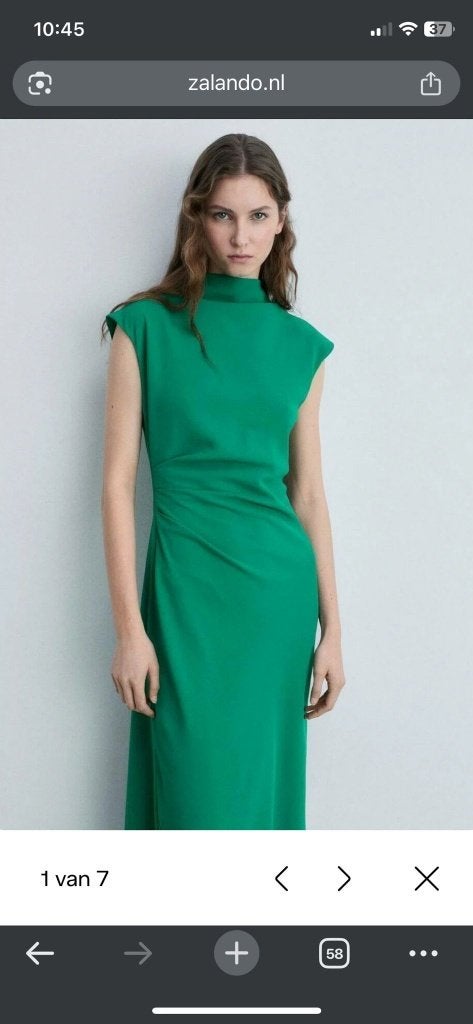 Jurk Mango maat M, Kleding | Dames, Maat 38/40 (M), Mango, Nieuw, Ophalen of Verzenden