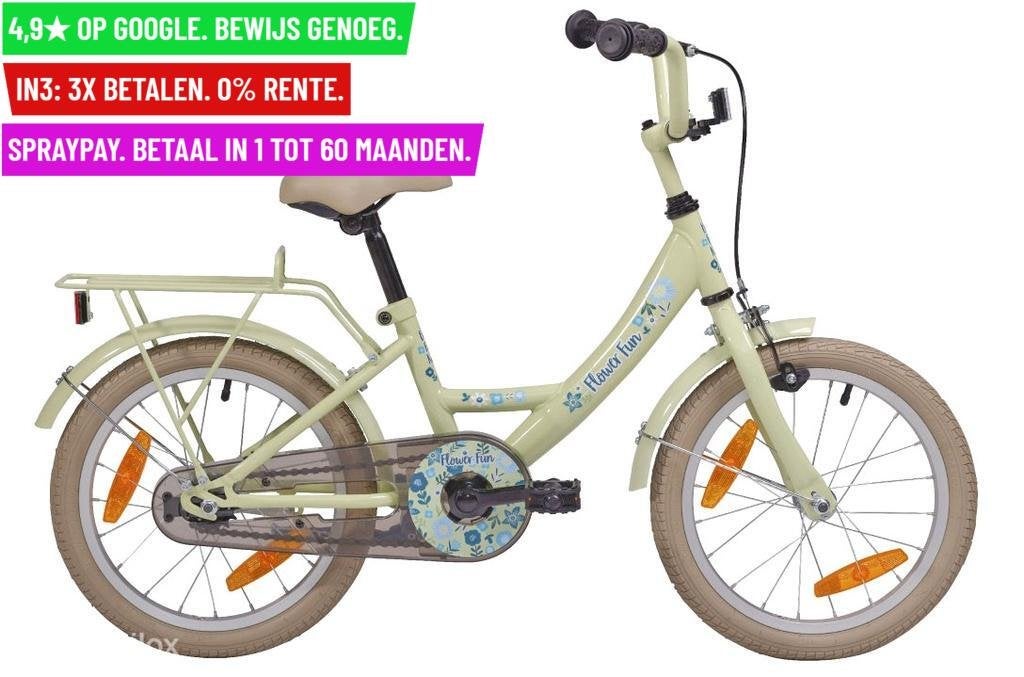+Meisjesfiets 18"/1ver - Garantie/Levering