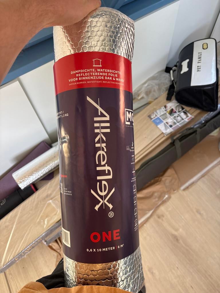 Nieuwe Alkreflex ONE damp- en waterdichte folie 6m², Ophalen, Nieuw, Overige materialen, Minder dan 4 cm