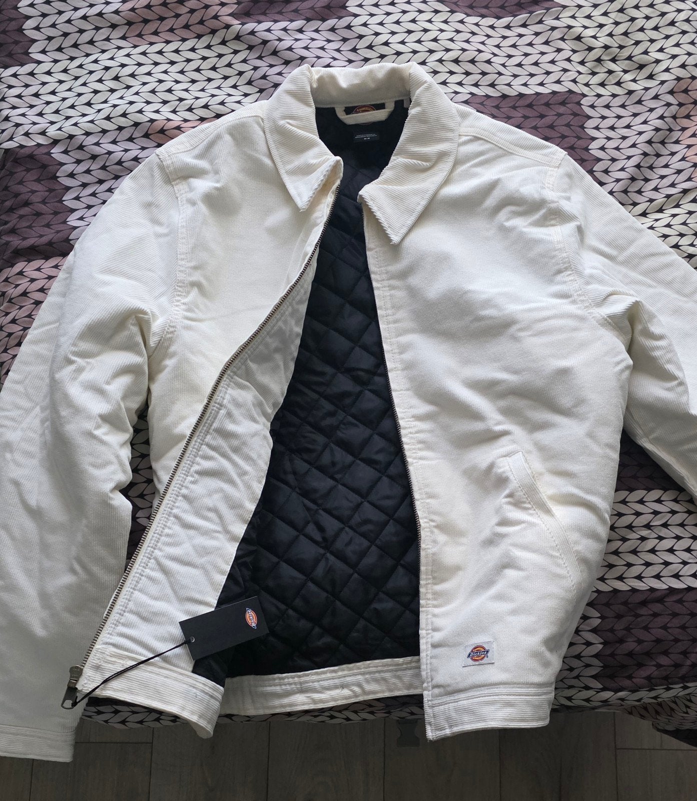 Jas corduroy wit Dickies Eisenhower Egret, Maat 48/50 (M), Wit, Nieuw, Dickies