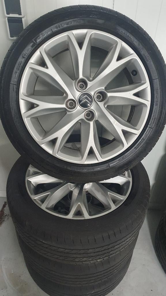 17"Originele Citroen 4x108 LM+Banden C3/C4/Berlingo/Partner!, Auto-onderdelen, Gebruikt, Banden en Velgen, 17 inch, Personenwagen