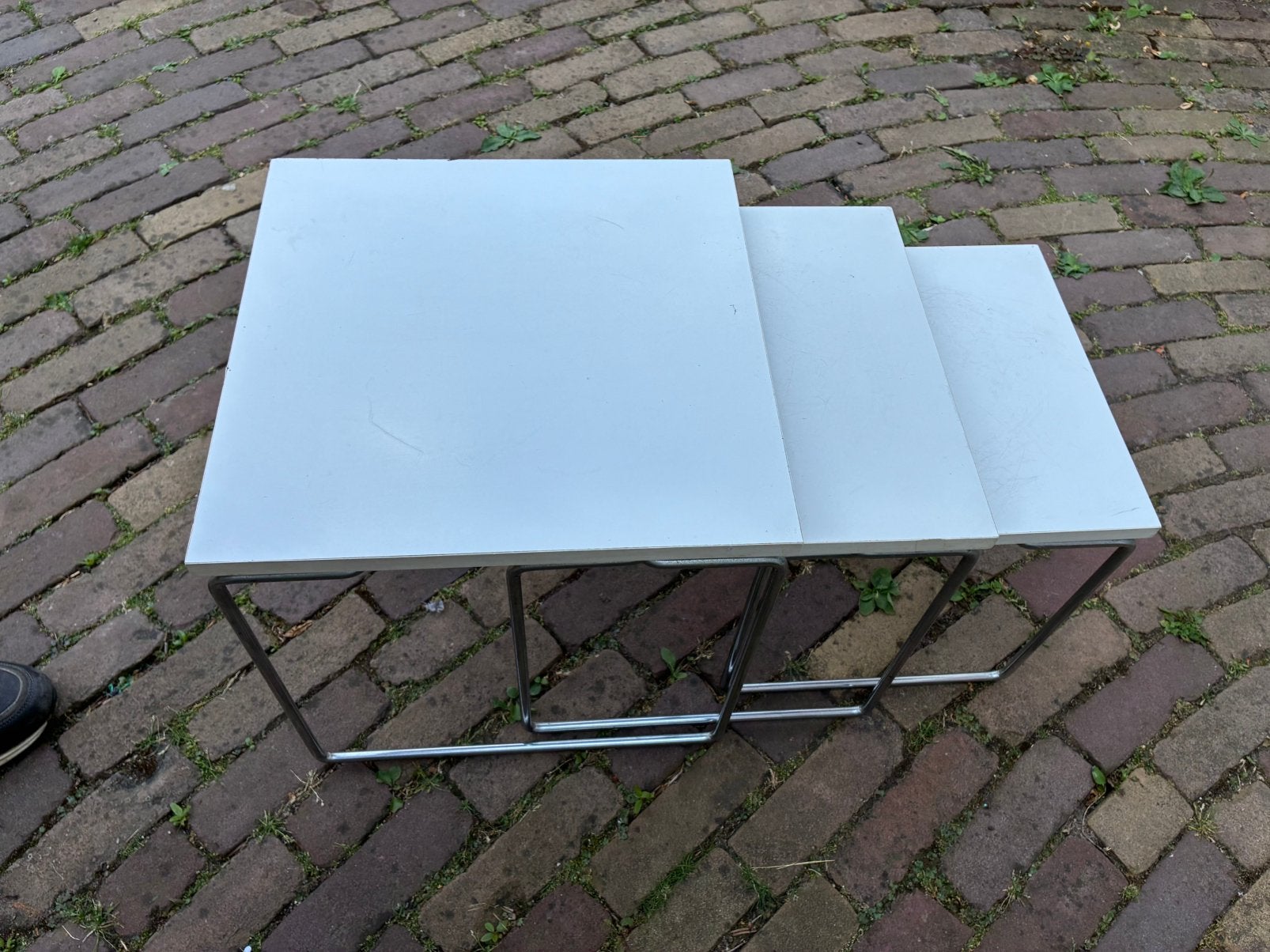 Mimiset miniset nesting tables wit, Ophalen, Minder dan 45 cm, Minder dan 55 cm, Gebruikt