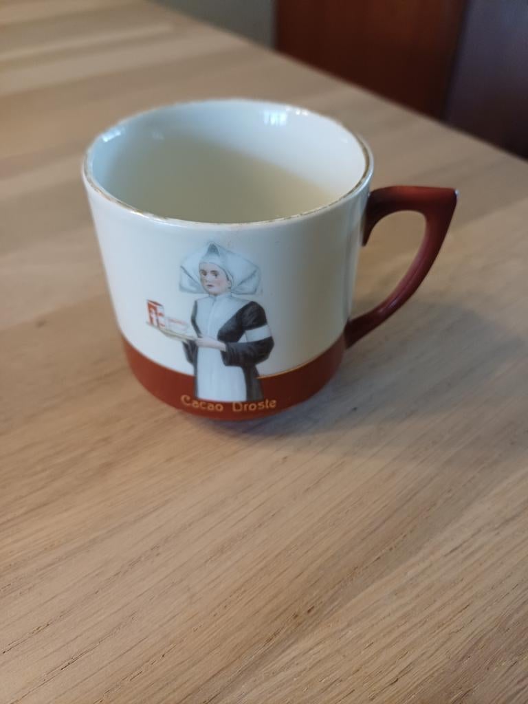 Vintage Droste Cacao Chocolade Kopje - Verzamelobject, Antiek en Kunst, Ophalen of Verzenden