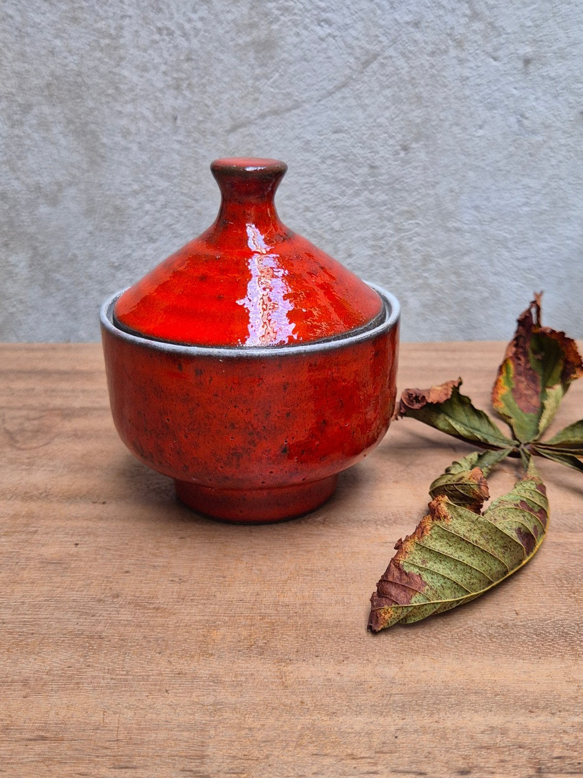 Vintage dekselpotje / suikerpot – Hannie Mein Keramiek, Antiek en Kunst, Ophalen of Verzenden