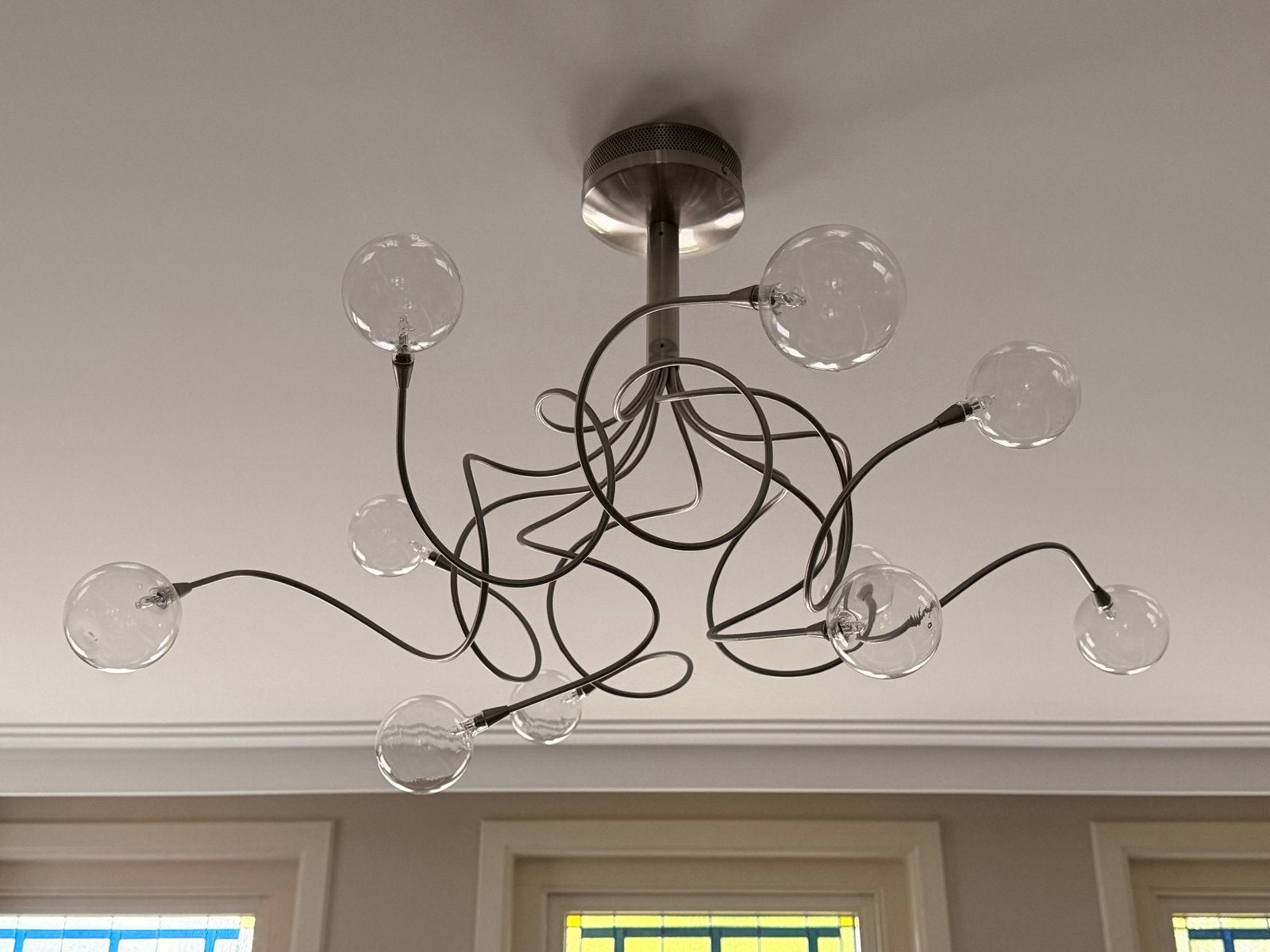 2 Harco Loor Design plafondlampen en 1 wandlamp, Ophalen, Zo goed als nieuw, Glas, Overige fittingen