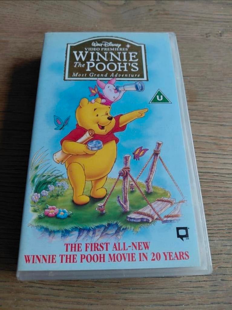Disney Winnie the Pooh's Great Adventures Engelse band., Alle leeftijden, Ophalen of Verzenden, Gebruikt, Tekenfilms en Animatie