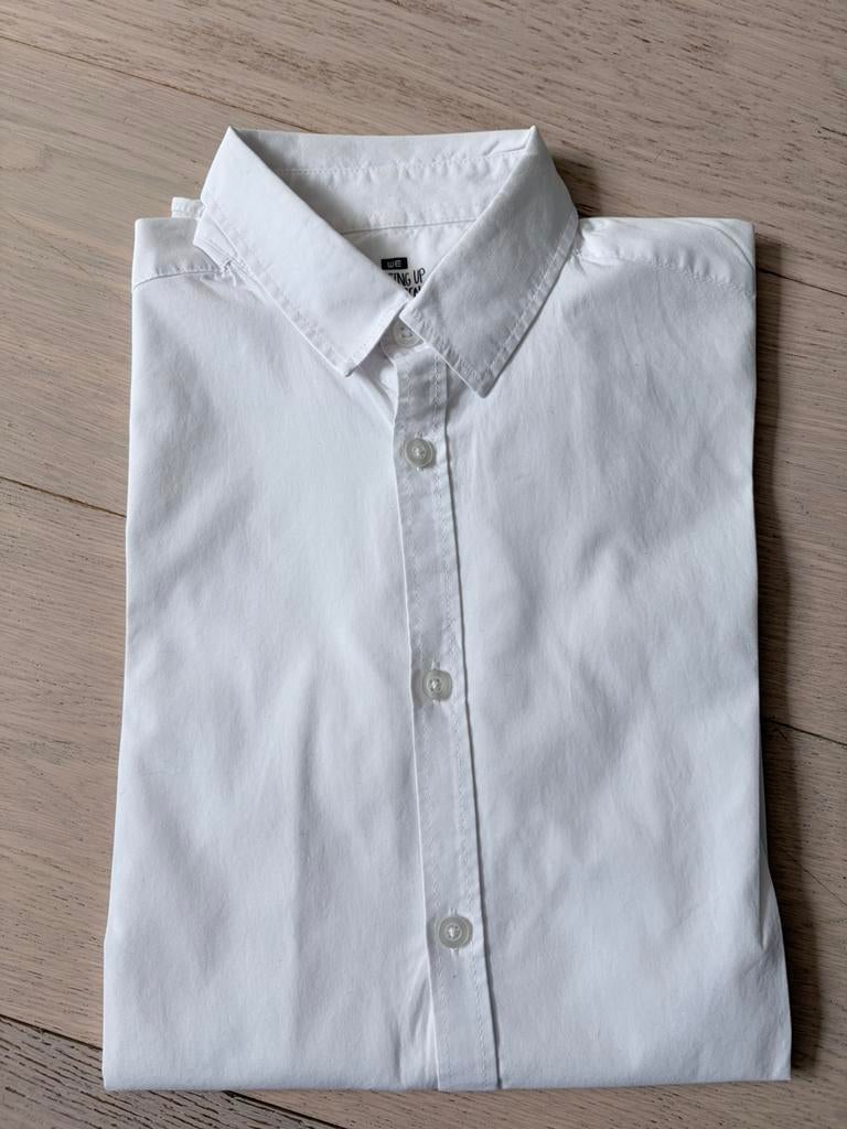 WE classic wit overhemd / shirt mt 170/176, Kleding | Heren, Overhemden, Ophalen of Verzenden, Zo goed als nieuw, Wit, Halswijdte 38 (S) of kleiner