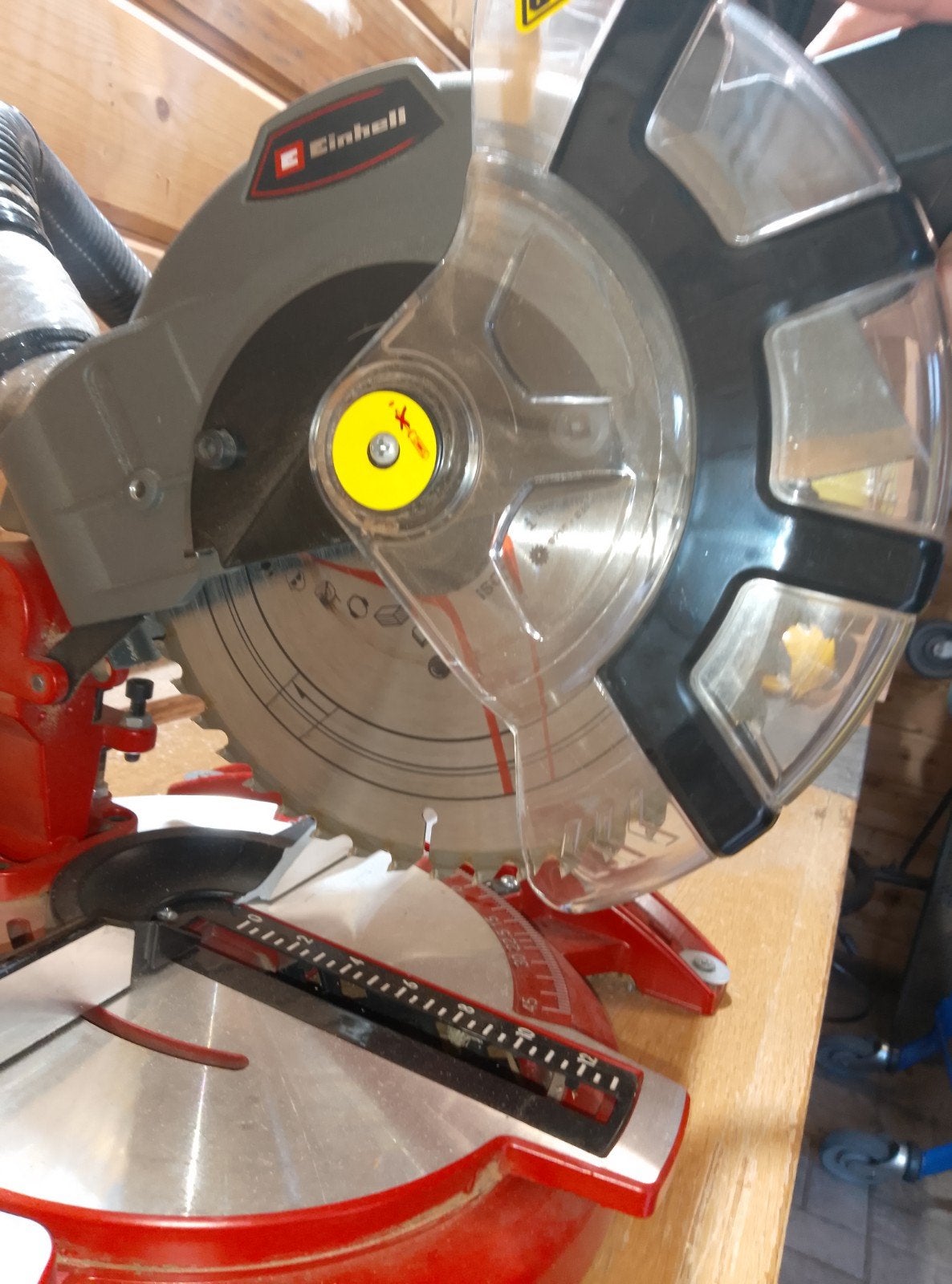Einhell afkortzaag zeer goed nieuwstaat, Doe-het-zelf en Verbouw, Gereedschap | Zaagmachines, Ophalen, Einhell, Zo goed als nieuw