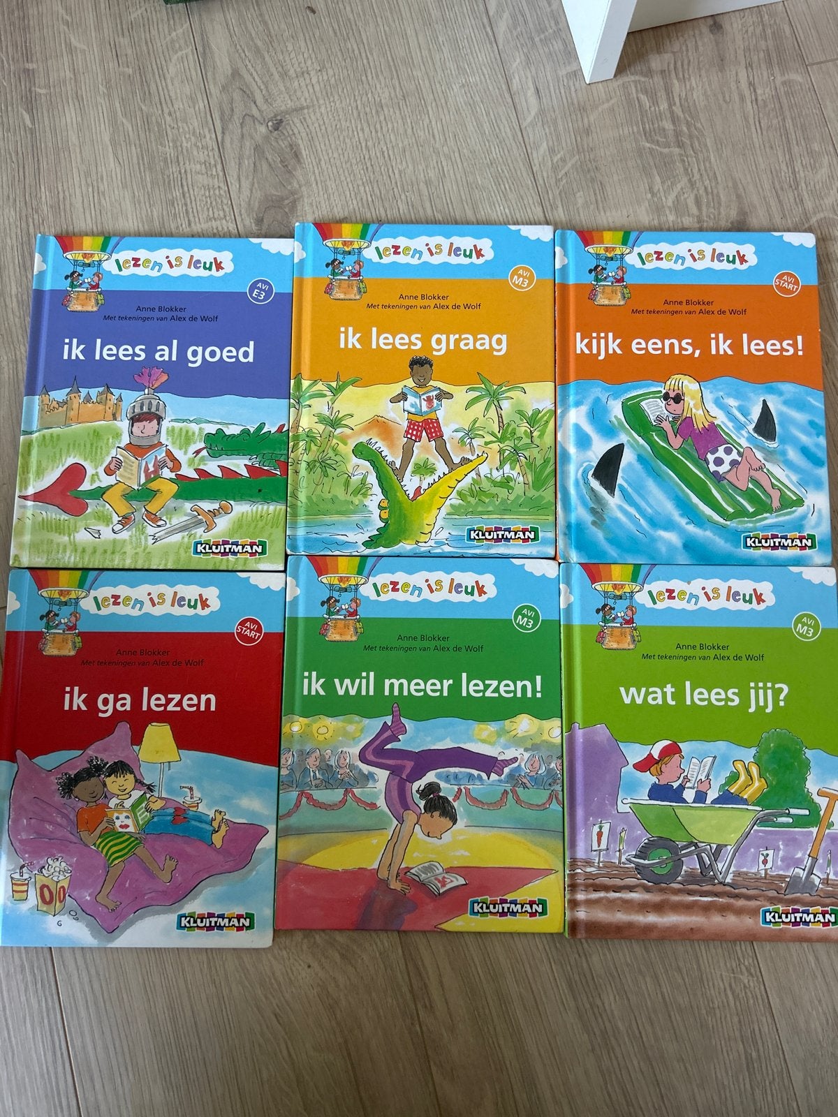 6x Lezen is Leuk boeken - Anne Blokker - Kluitman, Ophalen of Verzenden, Zo goed als nieuw, Fictie algemeen