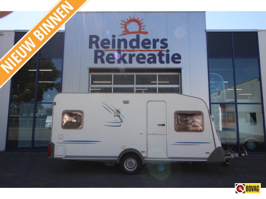 Knaus Azur 450 TF Mover, Voortent, Fietsenr, Caravans en Kamperen, Caravans, Rondzit, Bedrijf, Schokbreker, 4 tot 5 meter