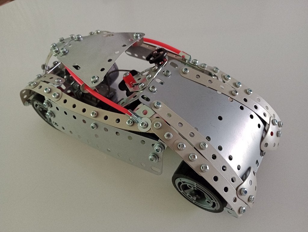 bouwdoos meccano Design 4, Overige merken, Gebruikt, Auto, Groter dan 1:32