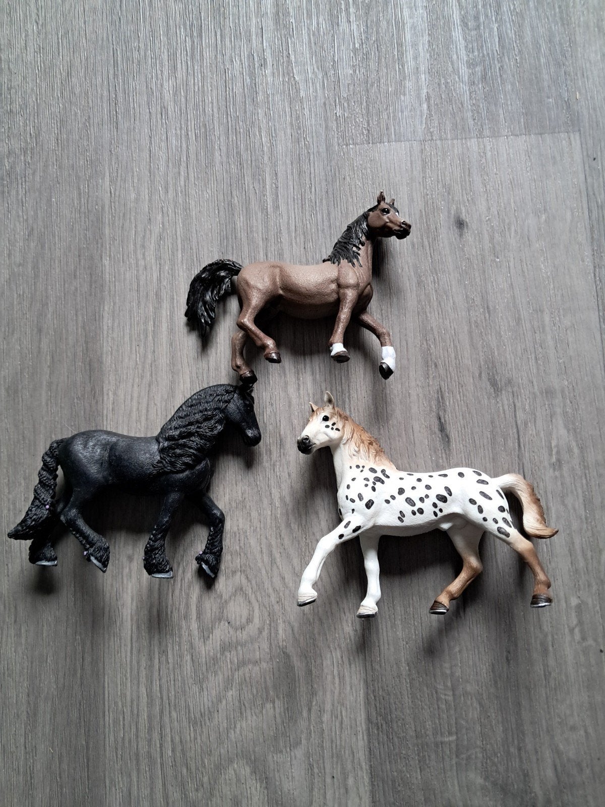 Schleich paarden set - 3 stuks, Ophalen of Verzenden, Zo goed als nieuw, Jongen of Meisje