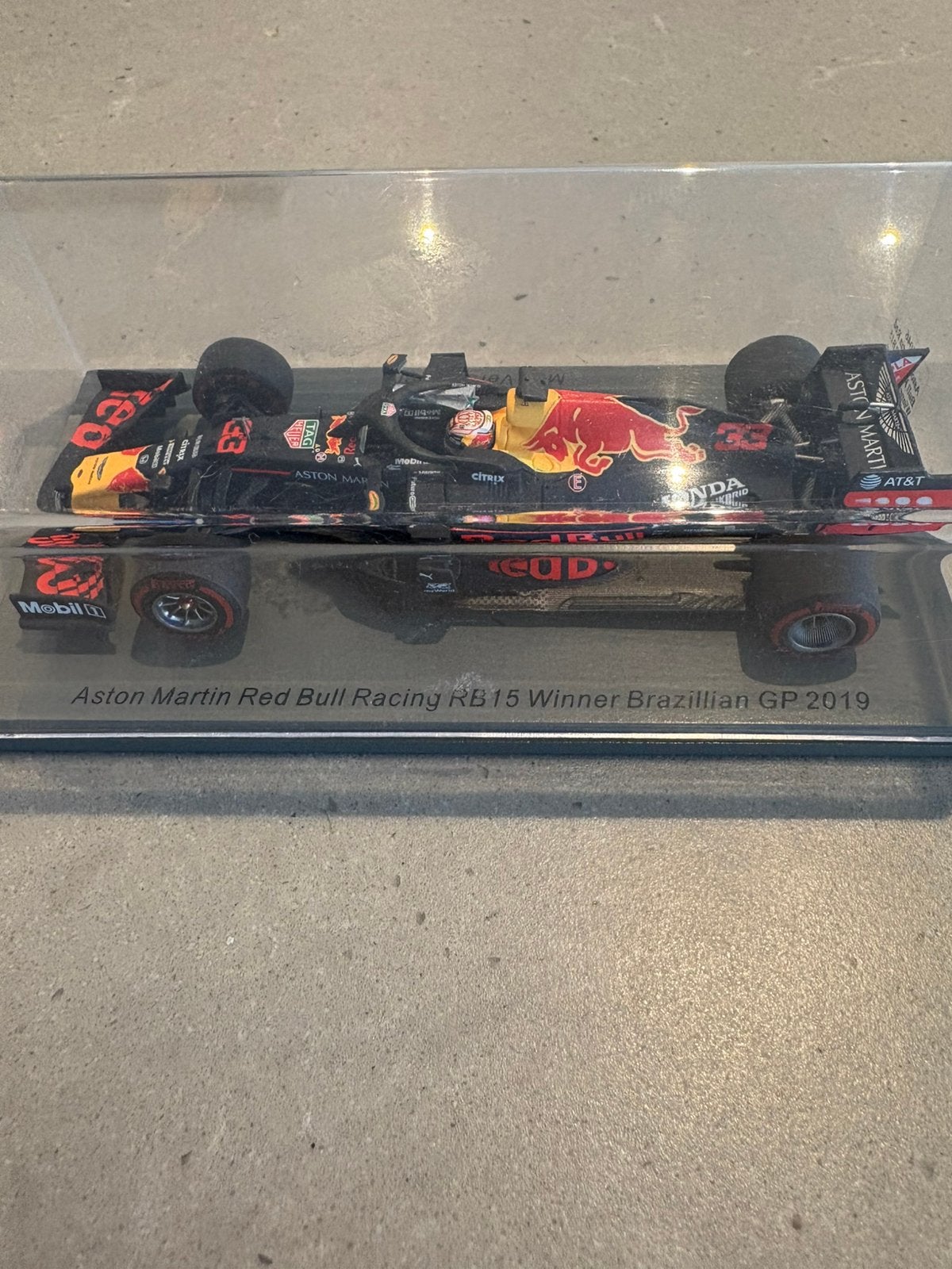 Schaalmodel max verstappen winnaar brazilie 2019, Ophalen of Verzenden, Zo goed als nieuw