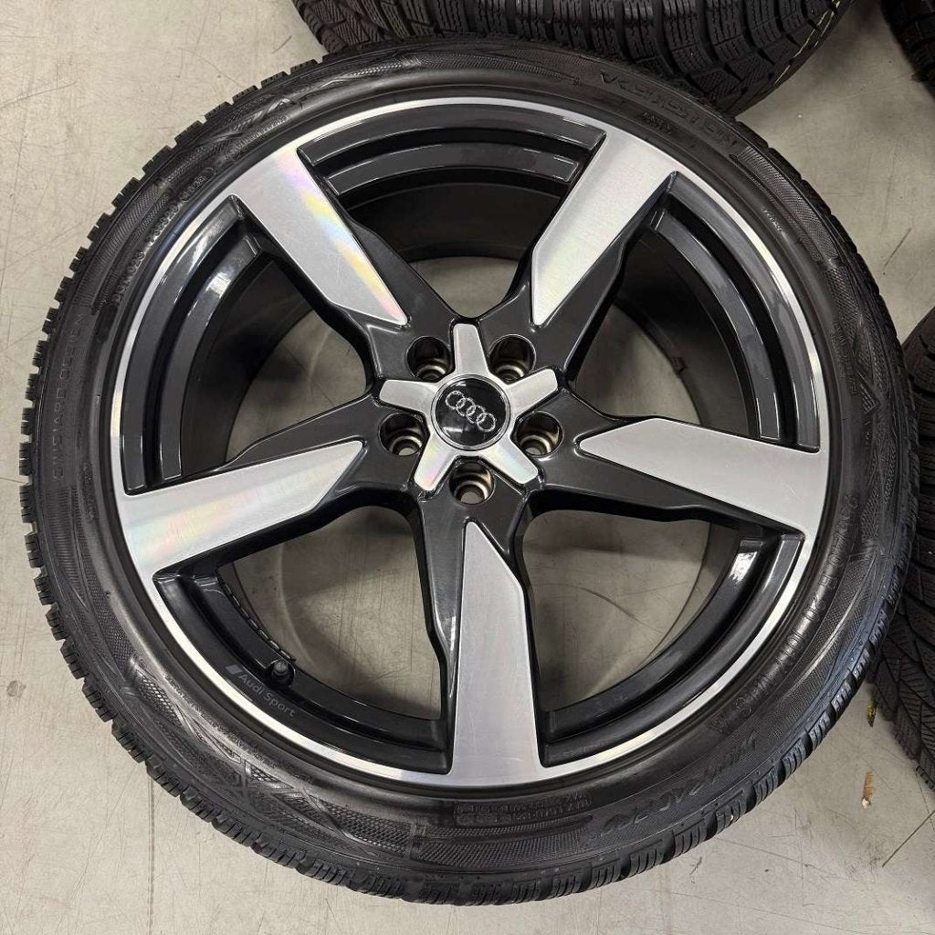 20" Winterset Audi A6 2019+ OEM Velgen + Winterbanden, Niet ingevuld, Gebruikt, 255 mm, Niet ingevuld