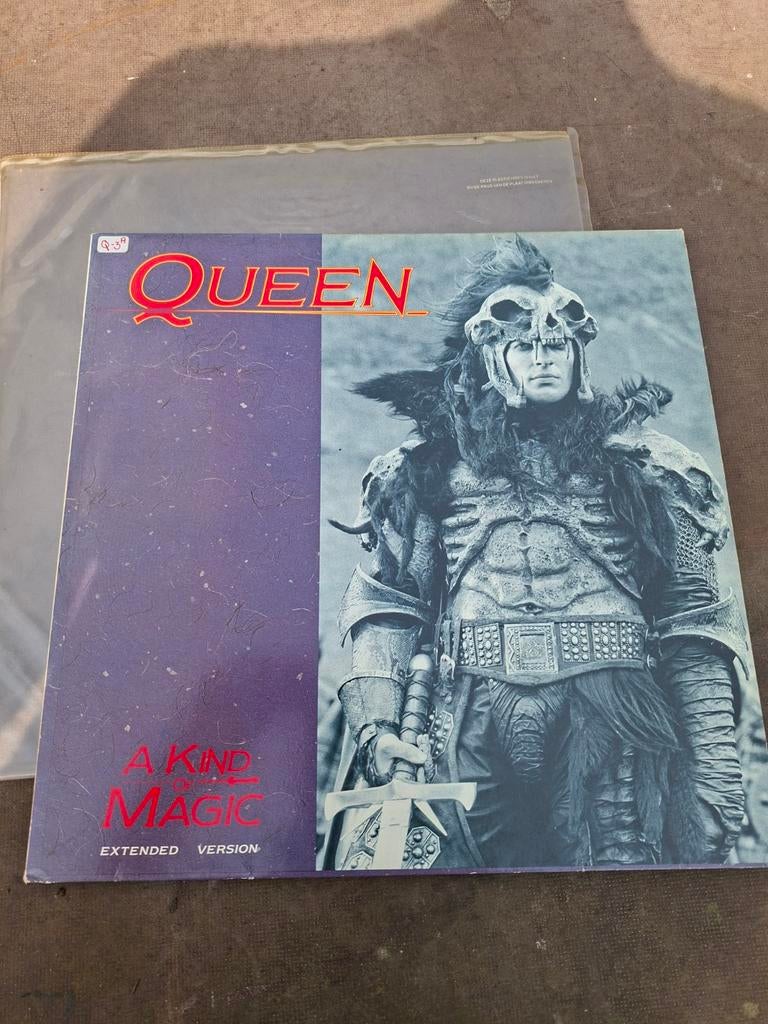 Queen - A Kind of Magic (Extended Version) Vinyl LP, Gebruikt, 1980 - 1989, 12 inch, Fotohoes