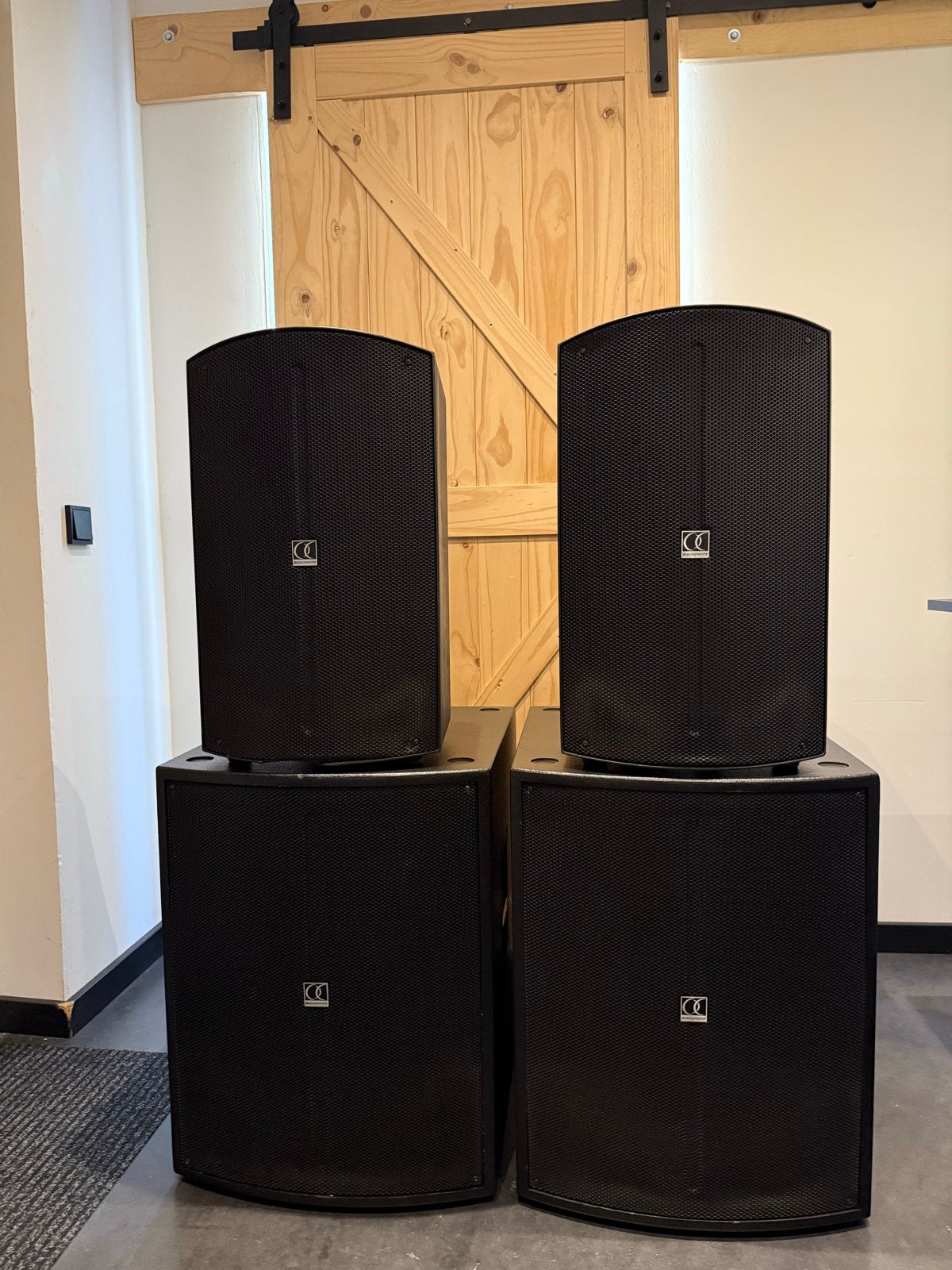 Audiophony geluidsset, Audio, Tv en Foto, Luidsprekers, Gebruikt, Inclusief standaarden, Speakerset, Ophalen