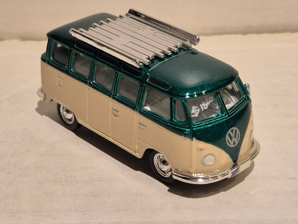 Greenlight 1/64 Volkswagen Samba Bus (Greenmachine), Ophalen of Verzenden, Nieuw, Auto