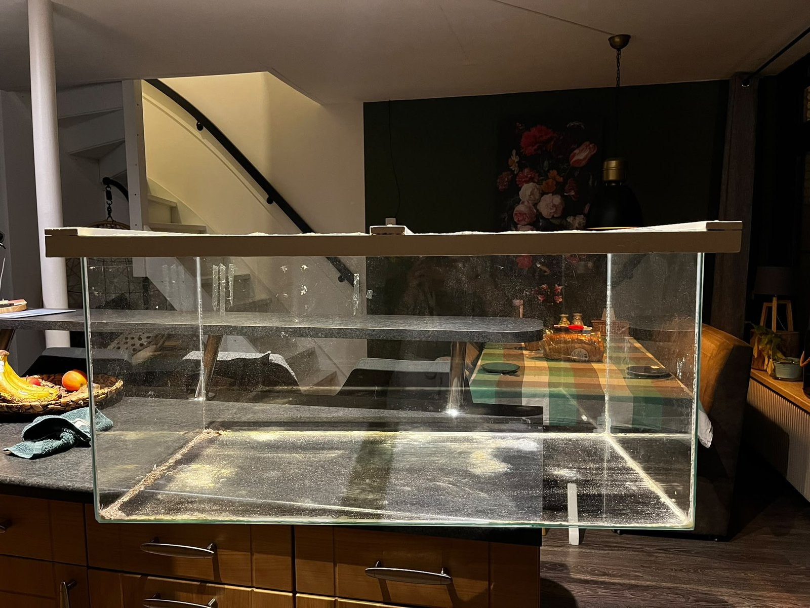 Glazen hamsterhok, Zo goed als nieuw, 75 tot 110 cm, Ophalen, Minder dan 60 cm