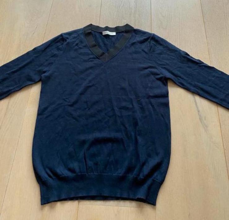 Sandro trui S merino wol nieuwstaat, Ophalen of Verzenden, Zo goed als nieuw, Maat 46 (S) of kleiner, Blauw