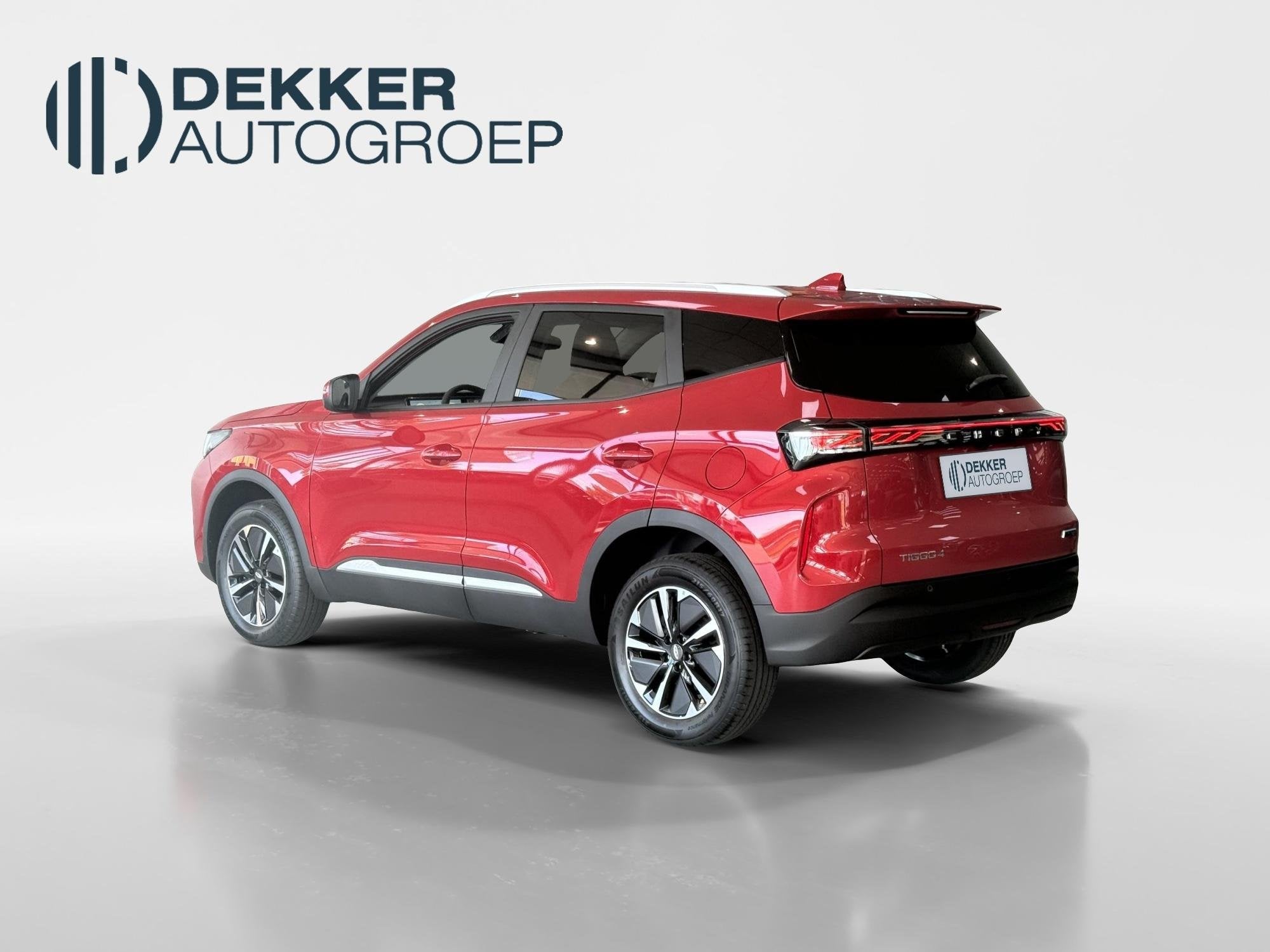 Chery Tiggo 4 Unique | 360 Camera | Stoelverwarming, Auto's, Zwart, 4 cilinders, 163 pk, Leder