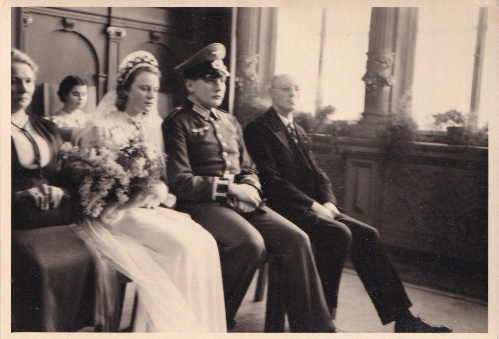 WO2 Originele Foto Kriegstrauung, Ophalen of Verzenden, Nederland, Foto of Poster