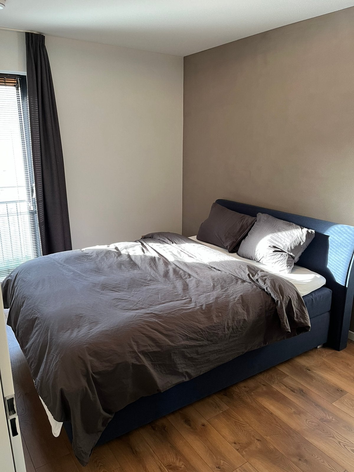 Boxspring / Tweepersoonsbed 160x210 inclusief topper, Ophalen, Gebruikt, 210 cm, Tweepersoons
