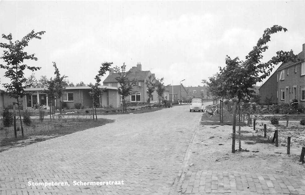304-237-023 Stompetoren Schermeerstraat, Verzenden, Voor 1920, Noord-Holland