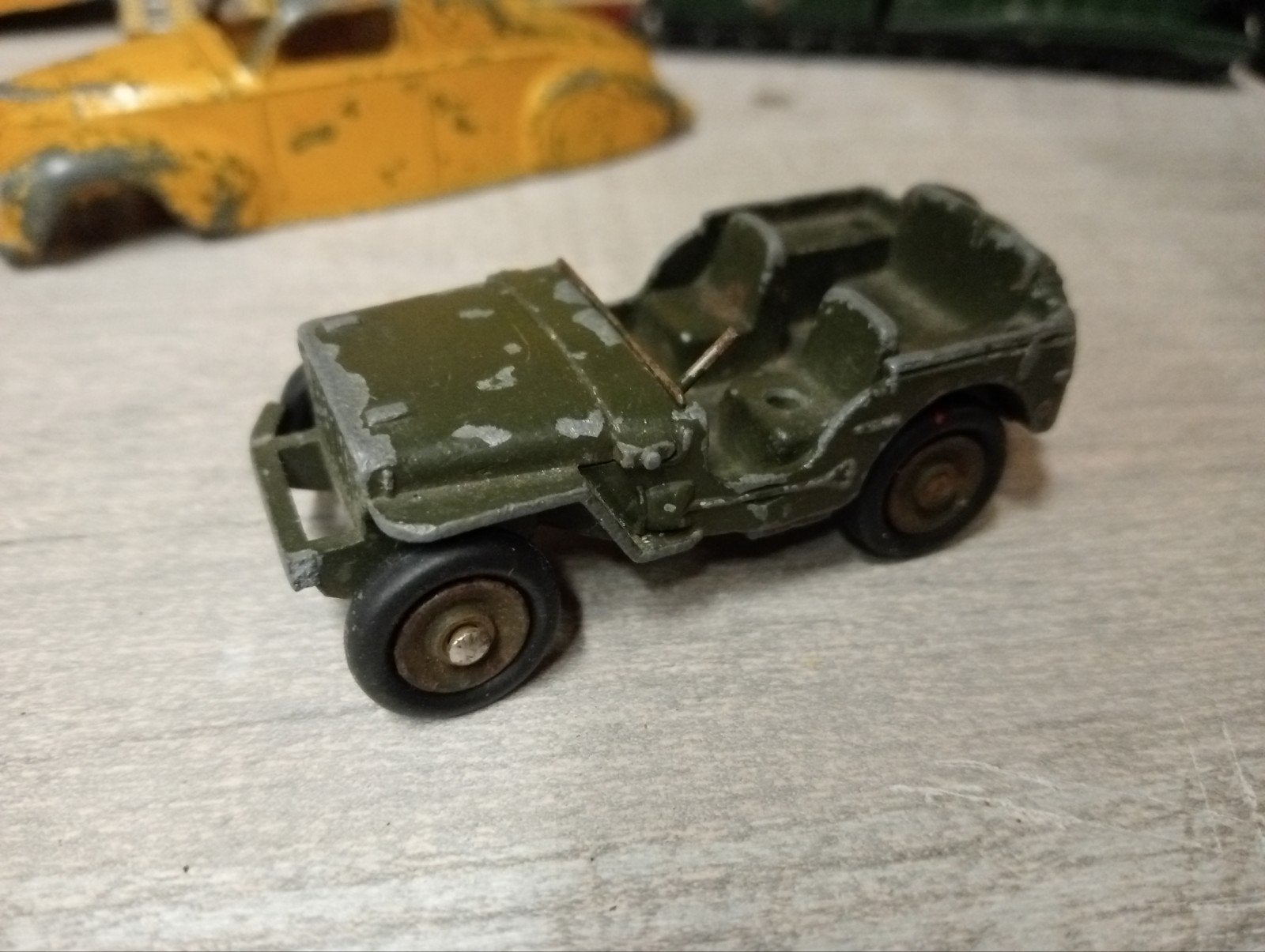 Dinky toys 80B  Jeep, Hobby en Vrije tijd, Modelauto's | 1:43, Ophalen of Verzenden, Gebruikt, Auto, Dinky Toys