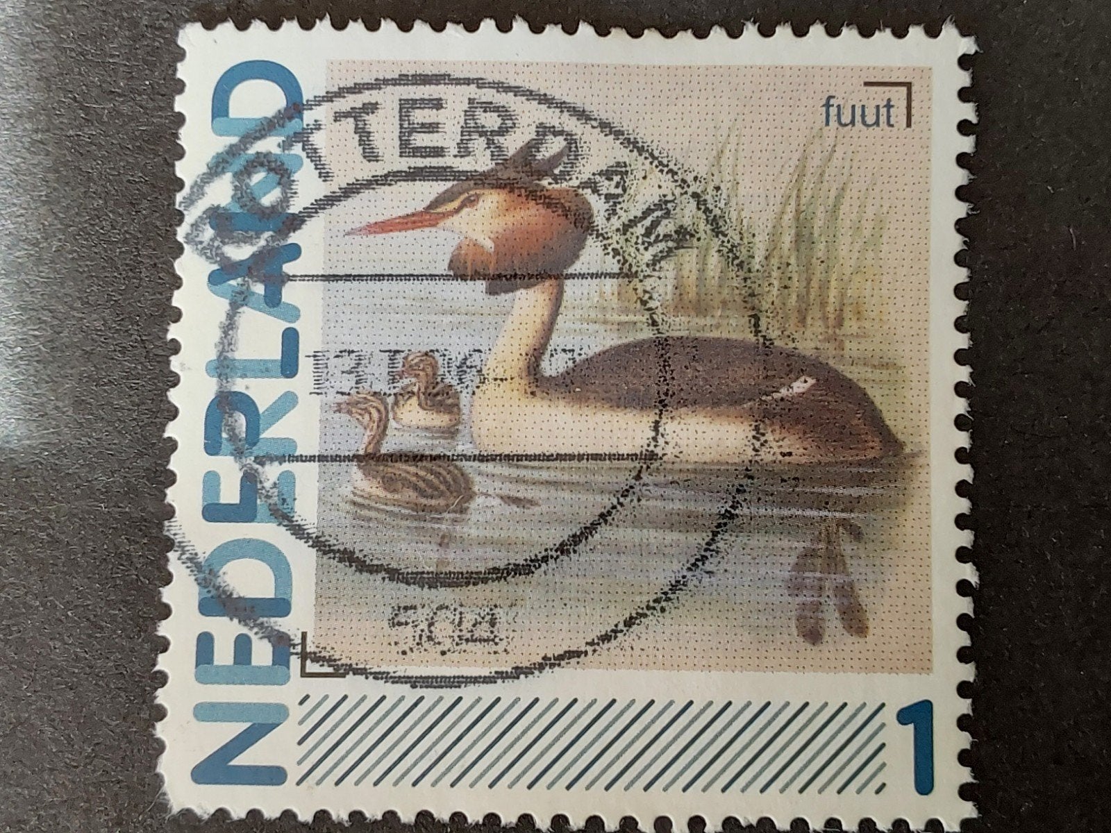 Nederland - Persoonlijke Zegel - Fuut, Ophalen