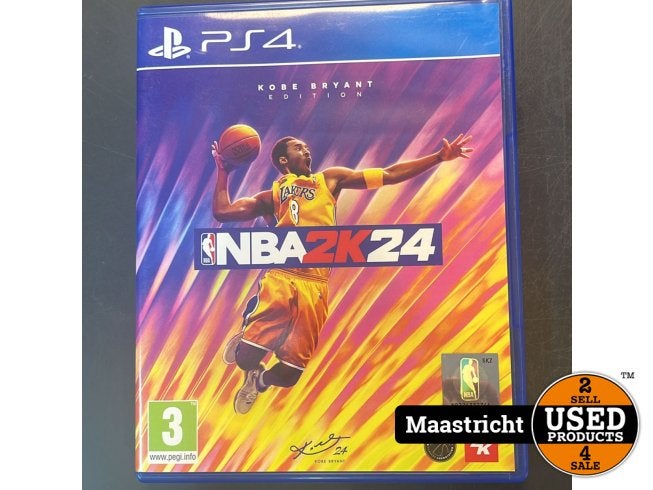 PS4 Game | NBA 2K24 Kobe Bryant Edition, 2K Games, Zo goed als nieuw, https://support.2k.com/hc/nl, 10 Hamilton Landing, Novato, CA 94949, Verenigde Staten