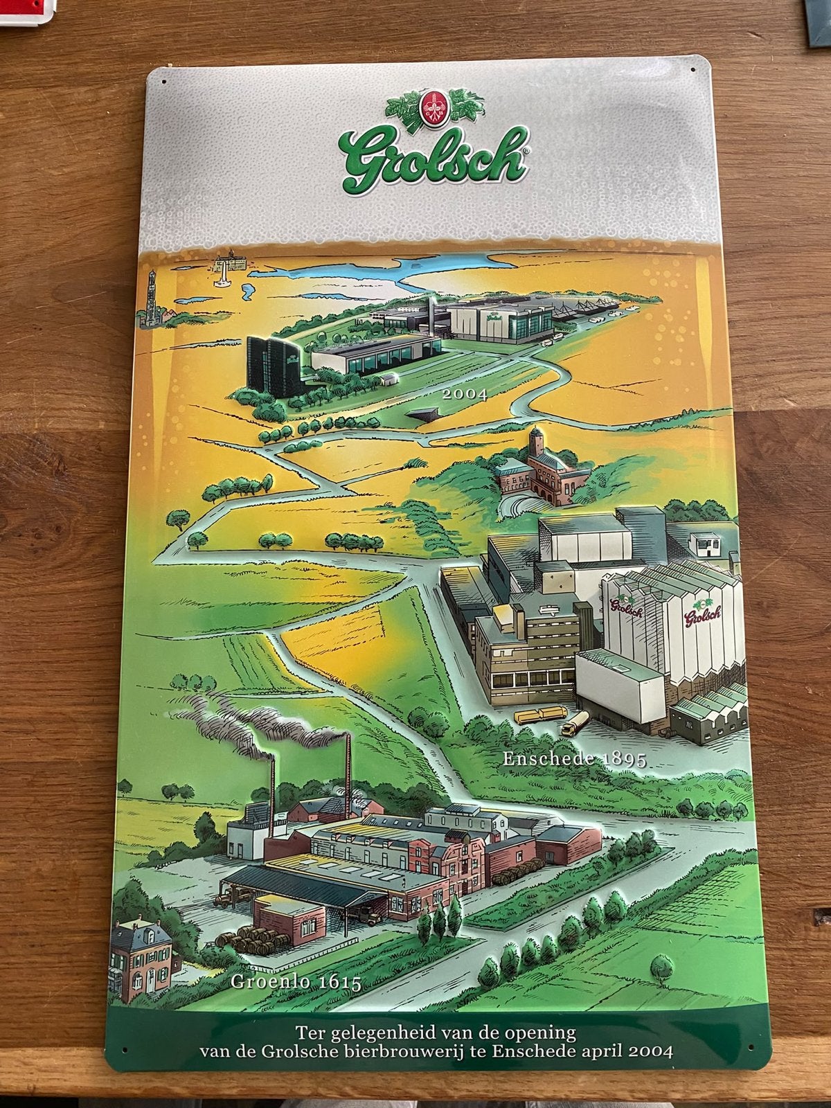 Grolsch Blik - Opening Nieuwe Fabriek Enschede 2004, Ophalen of Verzenden, Zo goed als nieuw, Overige, Overige merken