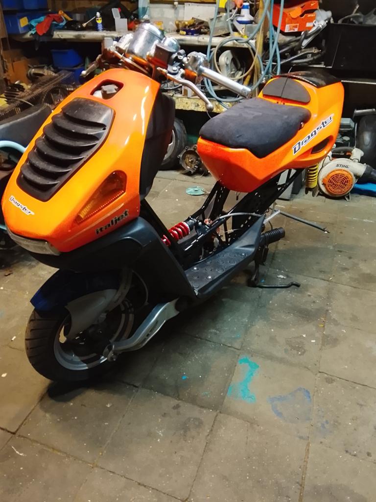 Orginele italjet dragster 180cc zonder blok, Ophalen of Verzenden, Benzine, Overige modellen