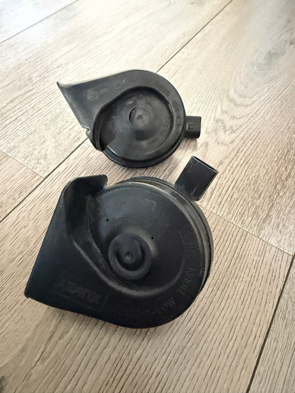 2-tonige claxon set (hoog/laag) VW Polo 6R en andere Duitse, Ophalen of Verzenden, Gebruikt, Volkswagen