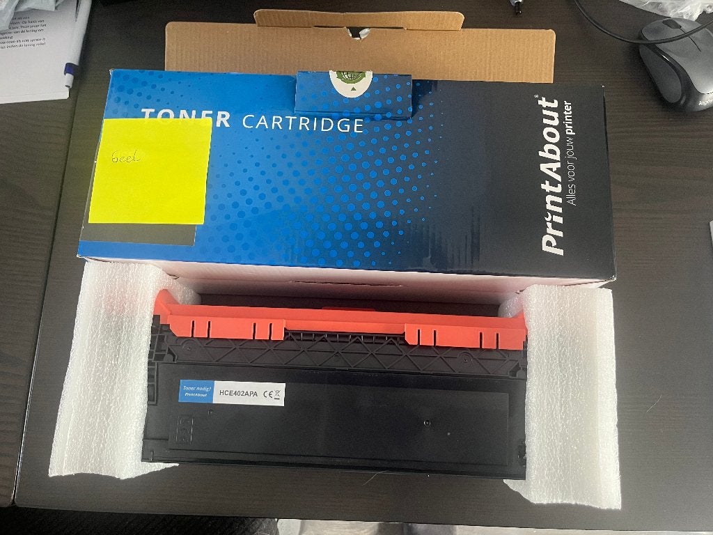 PrintAbout Huismerk HP 507A (CE402A) Toner Geel, Computers en Software, Printerbenodigdheden, Ophalen of Verzenden, Nieuw, Toner