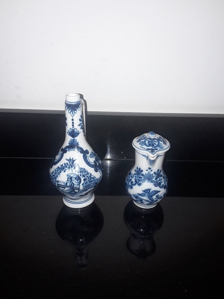 2 Makkum kannetjes, Antiek en Kunst, Antiek | Keramiek en Aardewerk, Verzenden