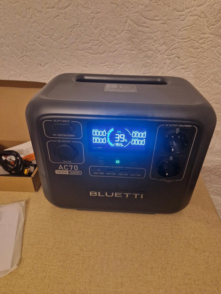 Nieuw! Bluetti AC70, Ophalen of Verzenden, Nieuw