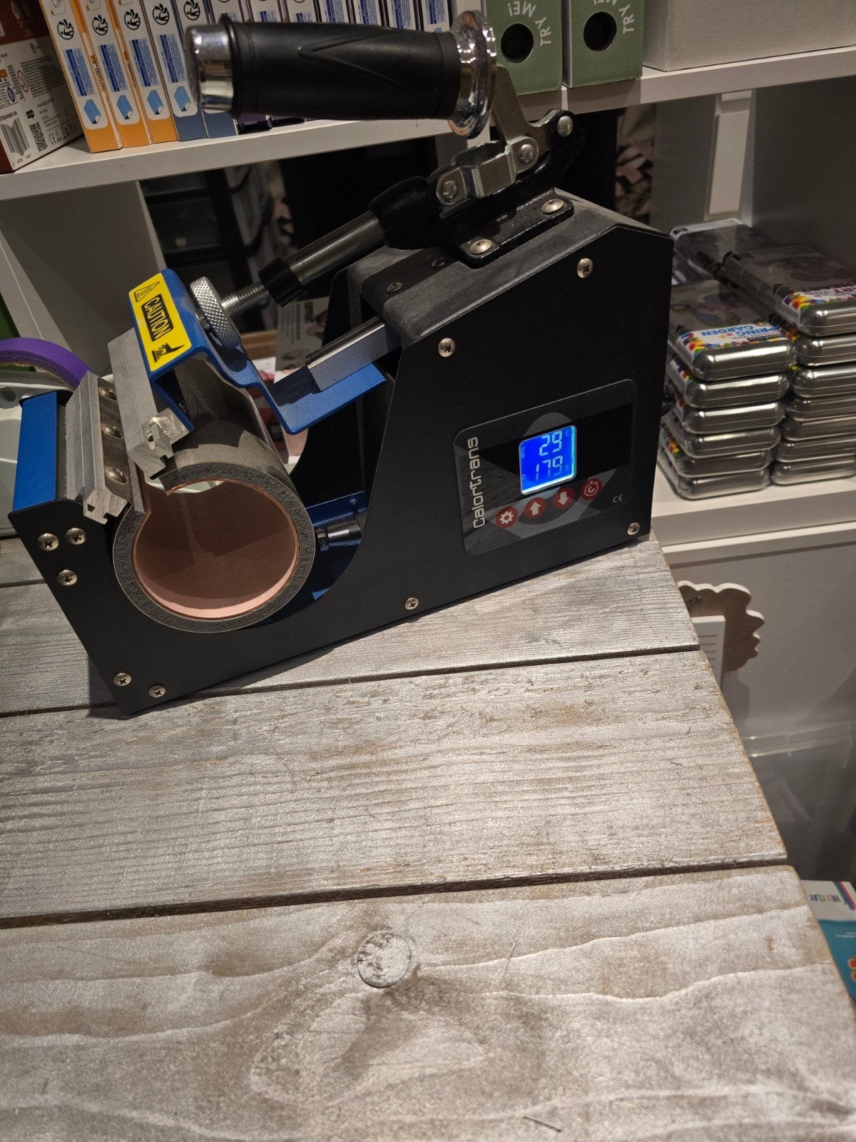 Calortrans CT-M55 II Mokken Hittepers Machine, Overige thema's, Gereedschap of Toebehoren, Zo goed als nieuw, Blauw