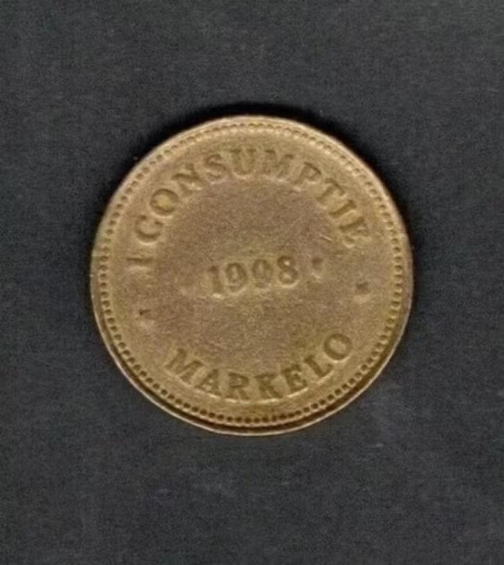 Consumptiemunt Markelo Dieka Kruisweg 1998., Ophalen of Verzenden, Zo goed als nieuw