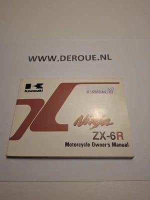 187 0WNERS MANUAL KAWASAKI ZX-6R NINJA 1997 USED, Ophalen of Verzenden, Kawasaki