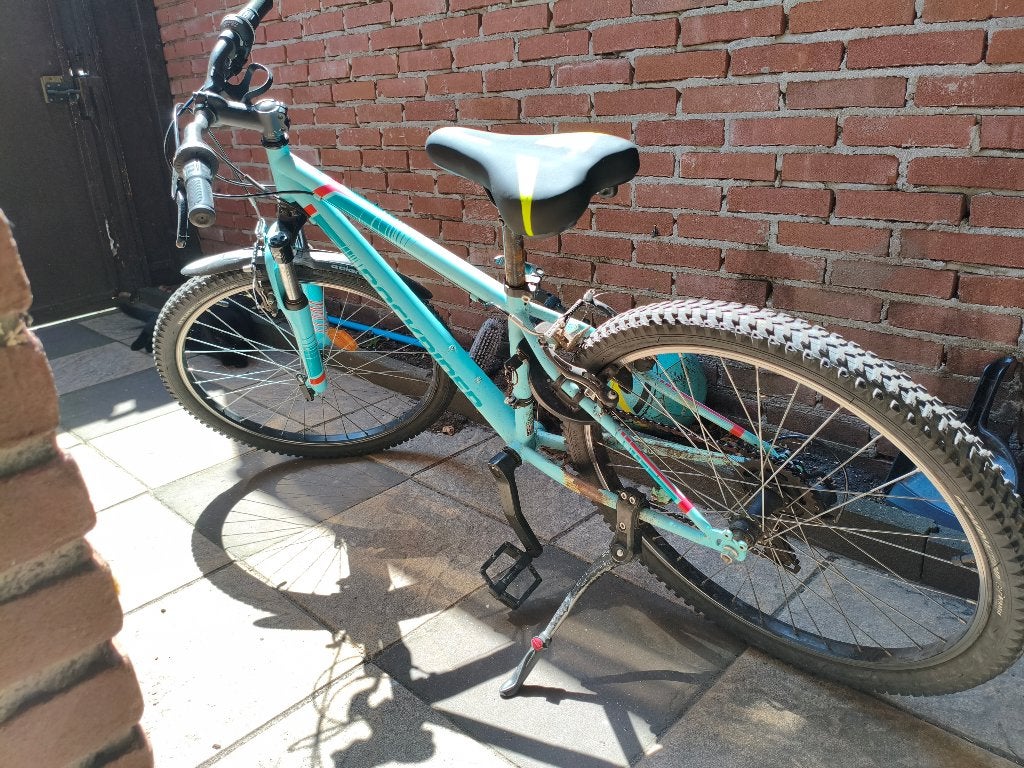Kinderfiets B'Twin Rockrider ST100 20 inch, 20 inch of meer, Gebruikt, Velgrem, Ophalen of Verzenden