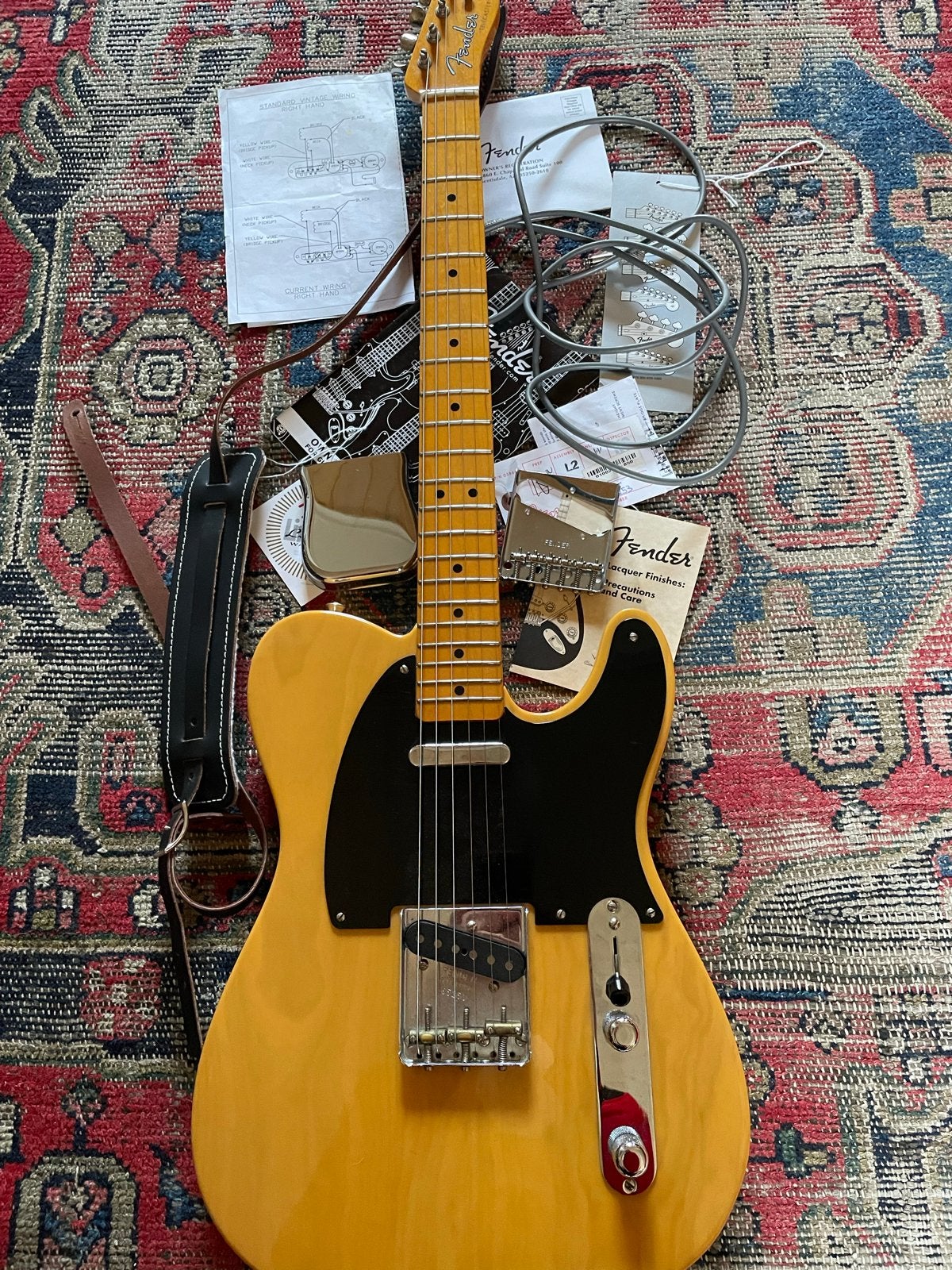 Fender Telecaster ‘52 American Vintage Reissue, Muziek en Instrumenten, Ophalen of Verzenden, Zo goed als nieuw, Solid body, Fender