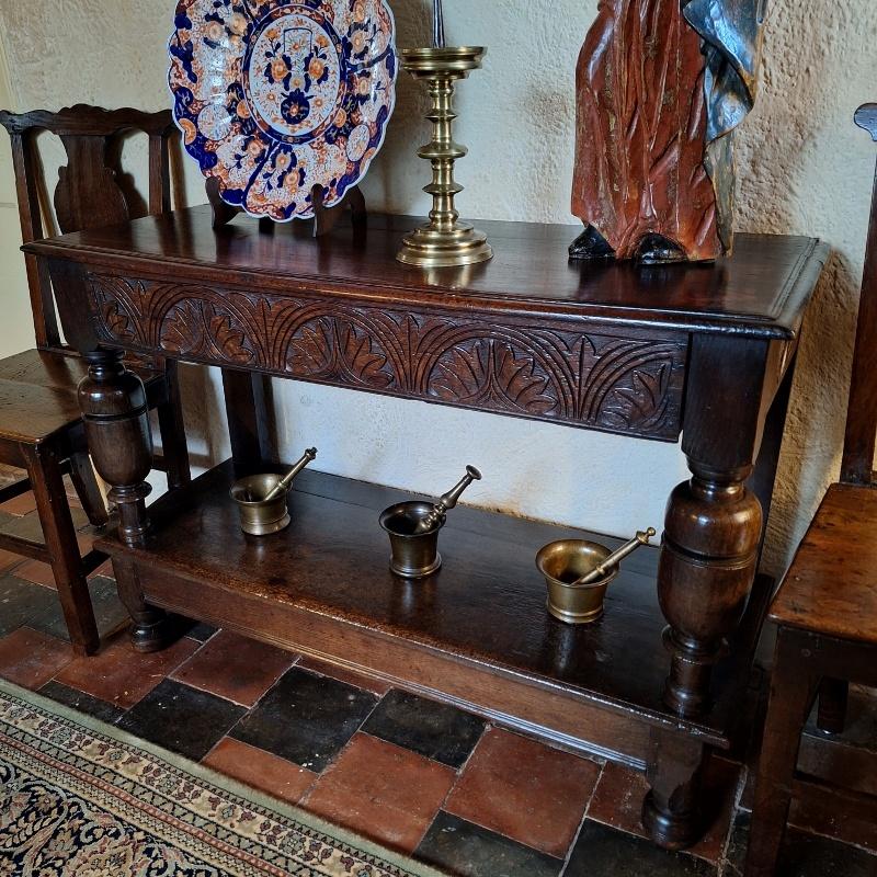 17e eeuwse Engelse console / sidetable., Ophalen of Verzenden