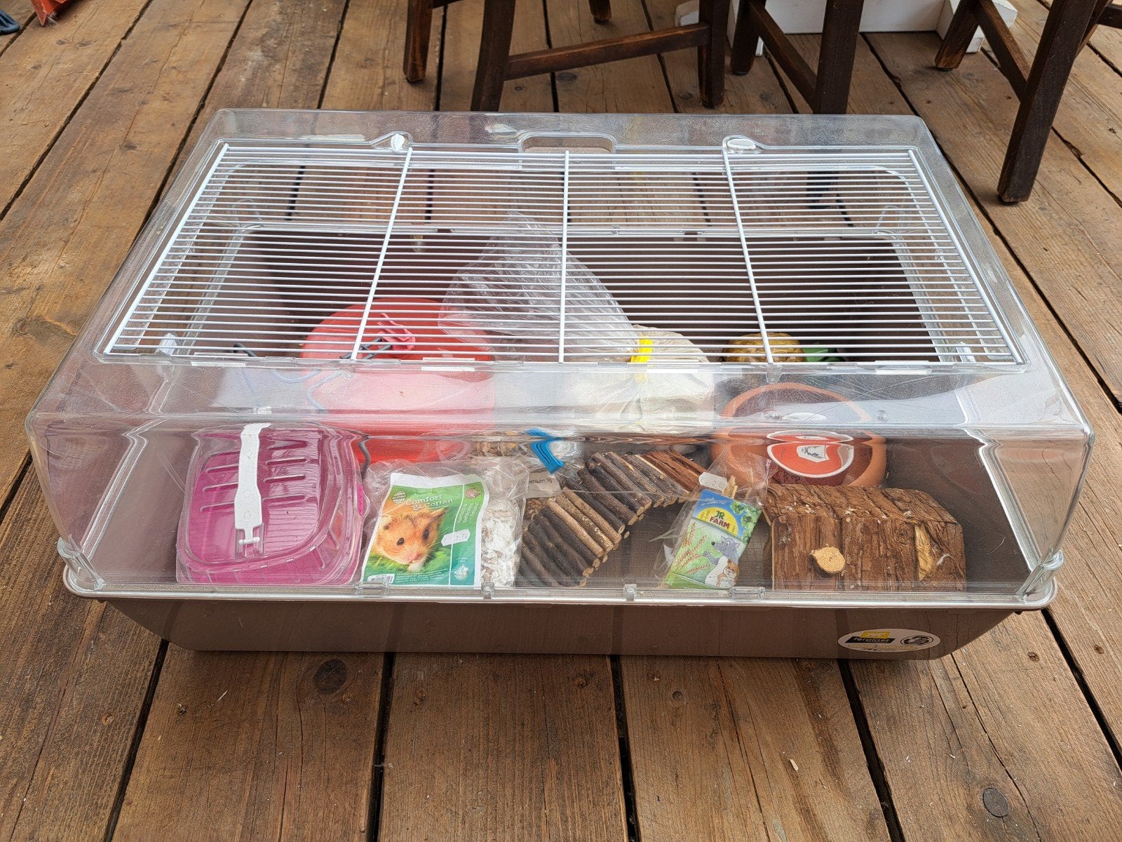 Knaagdieren kooi compleet met alle toebehoren, Ophalen, Zo goed als nieuw, Overige typen