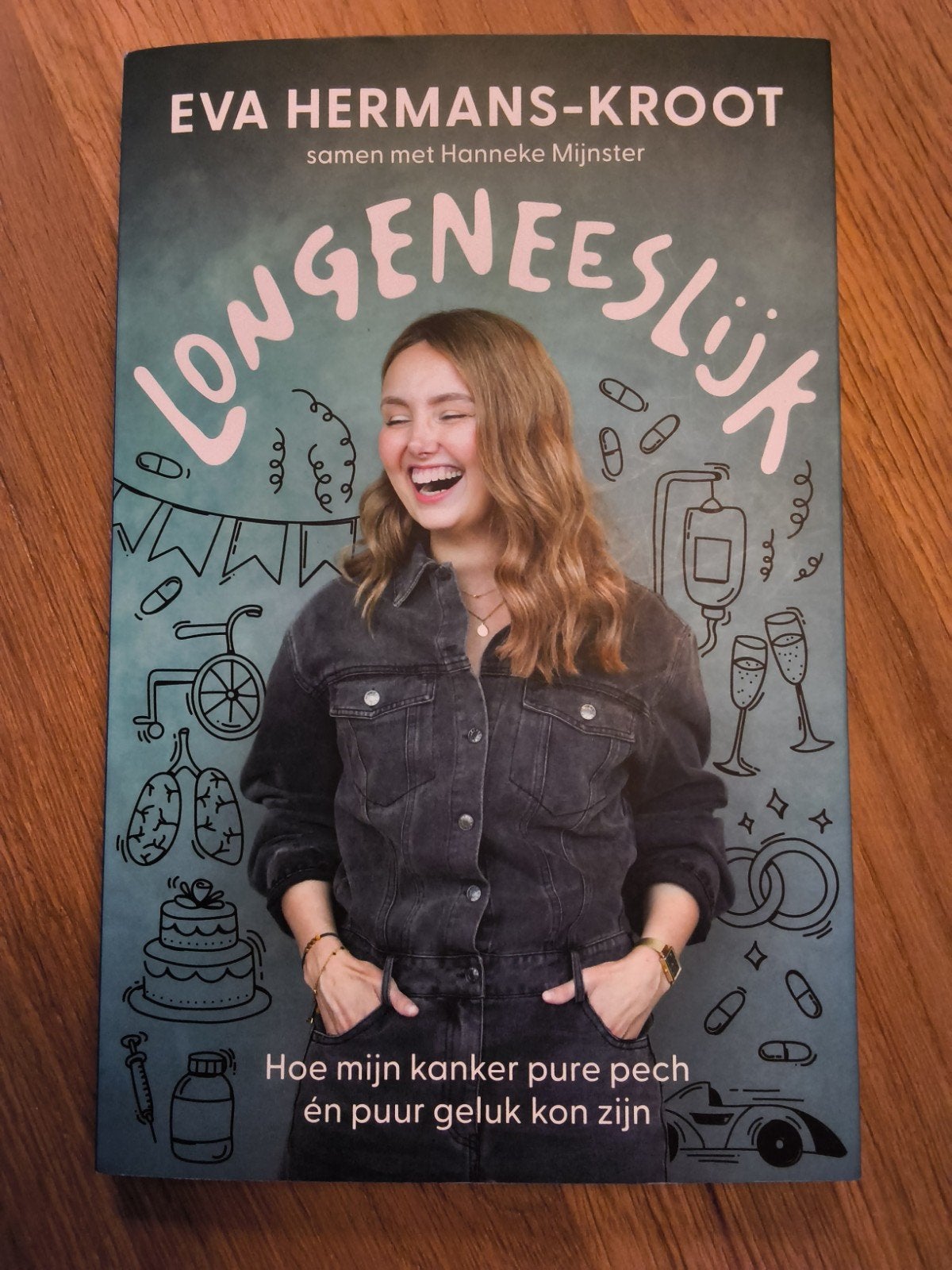 Longgeneeslijk van Eva Hermans-Kroot - Longeneeslijk, Ophalen of Verzenden, Zo goed als nieuw, Eva Hermans-Kroot; Hanneke Mijnster