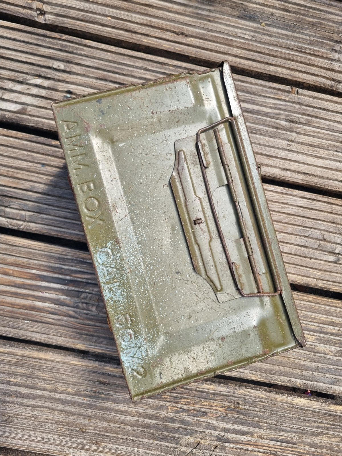 US .50 cal ammo box 2e wereldoorlog., Ophalen of Verzenden, Amerika