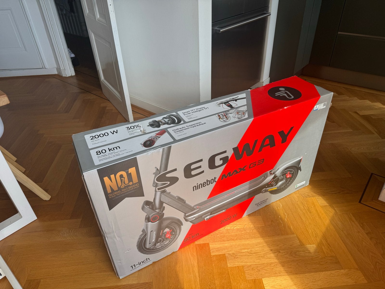 Nieuwe Segway Ninebot KickScooter MAX G3E, Fietsen en Brommers, Steps, Ophalen of Verzenden, Nieuw, Elektrische step (E-scooter)