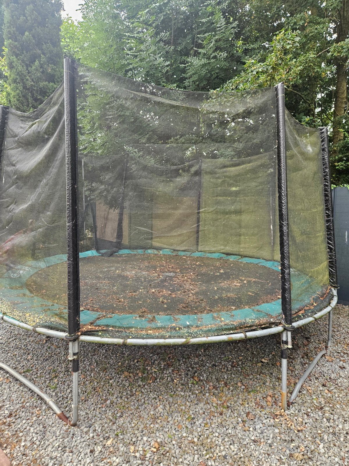 Grote trampoline met veiligheidsnet 360 doorsnee, Ophalen, Gebruikt