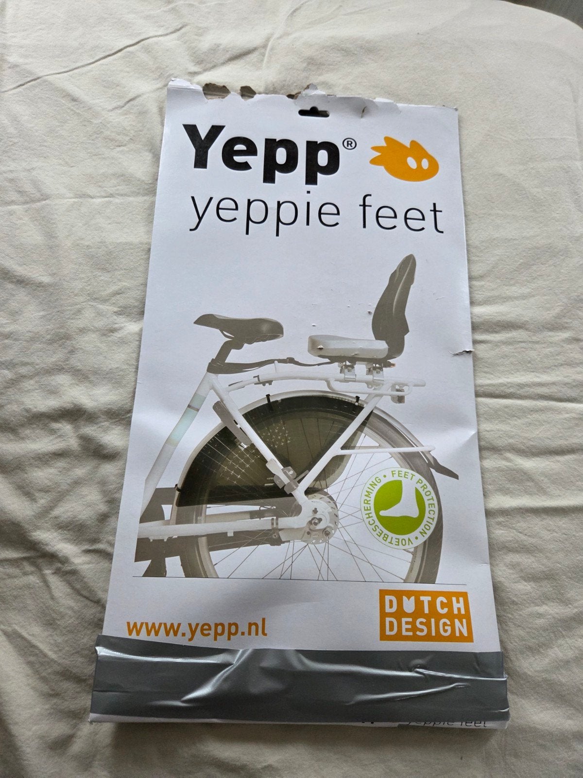 Yeppie Feet Jasbeschermer voor Fiets, Ophalen of Verzenden, Gebruikt, Yepp