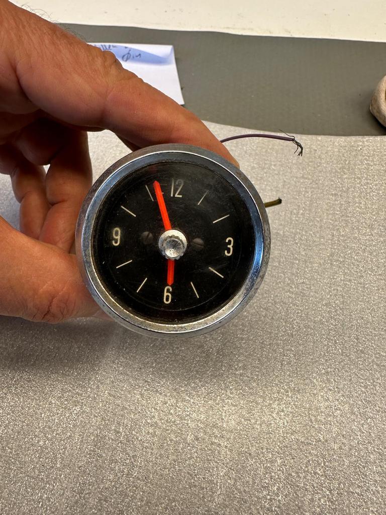 Autoklokje 6 volt, Auto-onderdelen, Dashboard en Schakelaars, Verzenden, Gebruikt
